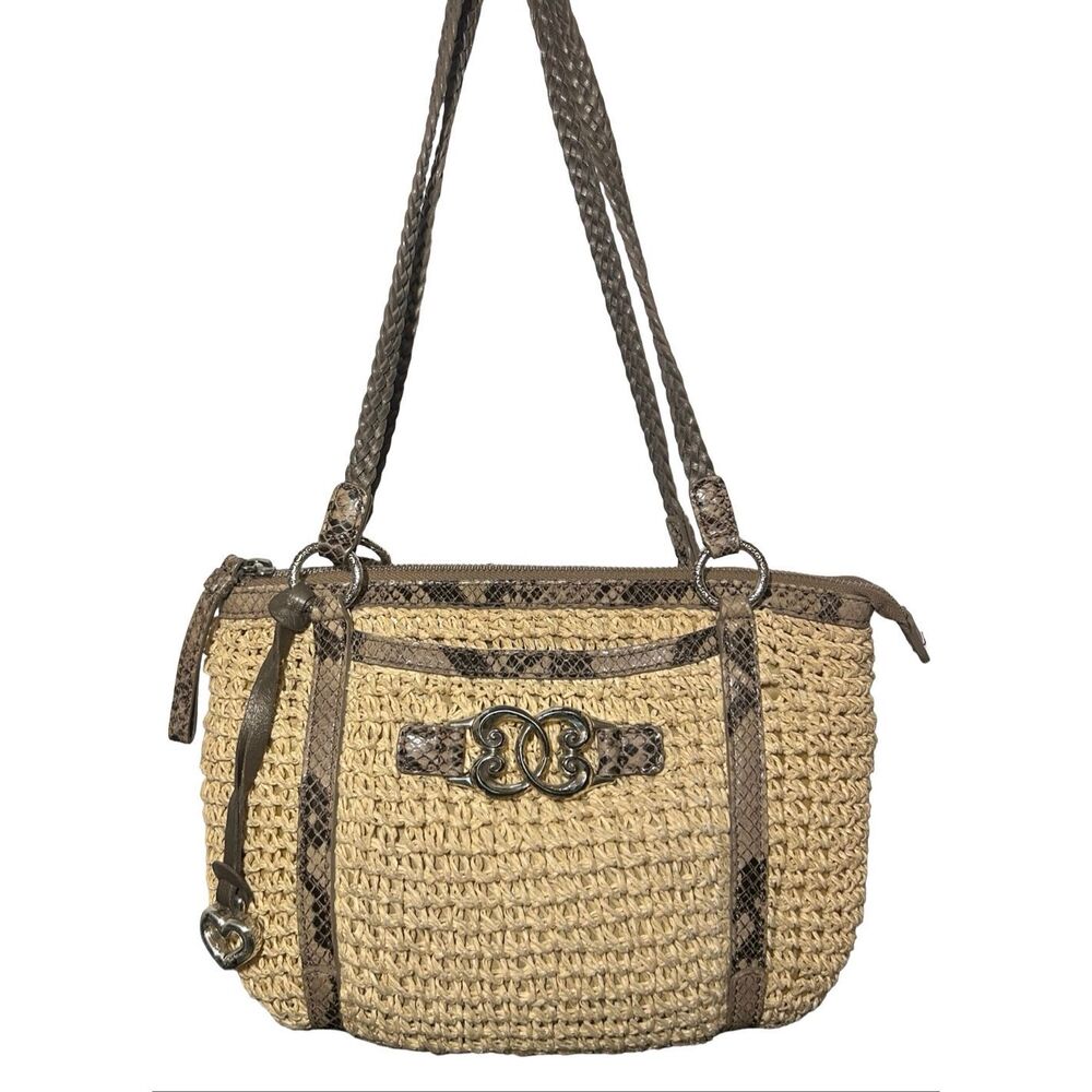 Brighton Savanna Raffia Tote